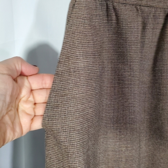 Vintage Saint Laurie Tweed Lined Midi Skirt Size 8 - Picture 7 of 8